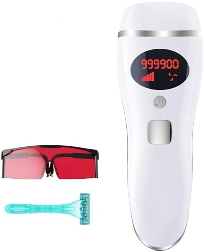 Laser Hair Removal, IPL Hair Removal for Women and Men Permanent, 999,999 Flashes, At Home Hair Removal Device on Armpits Back Legs Arms Face Bikini Line