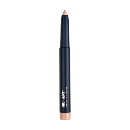 Lune+Aster RealGlow Eye Illuminator - Universal, vegan champagne illuminator highlights to effortlessly emphasize eyes for a wide-eyed effect. - paraben free, phthalates free, gluten free