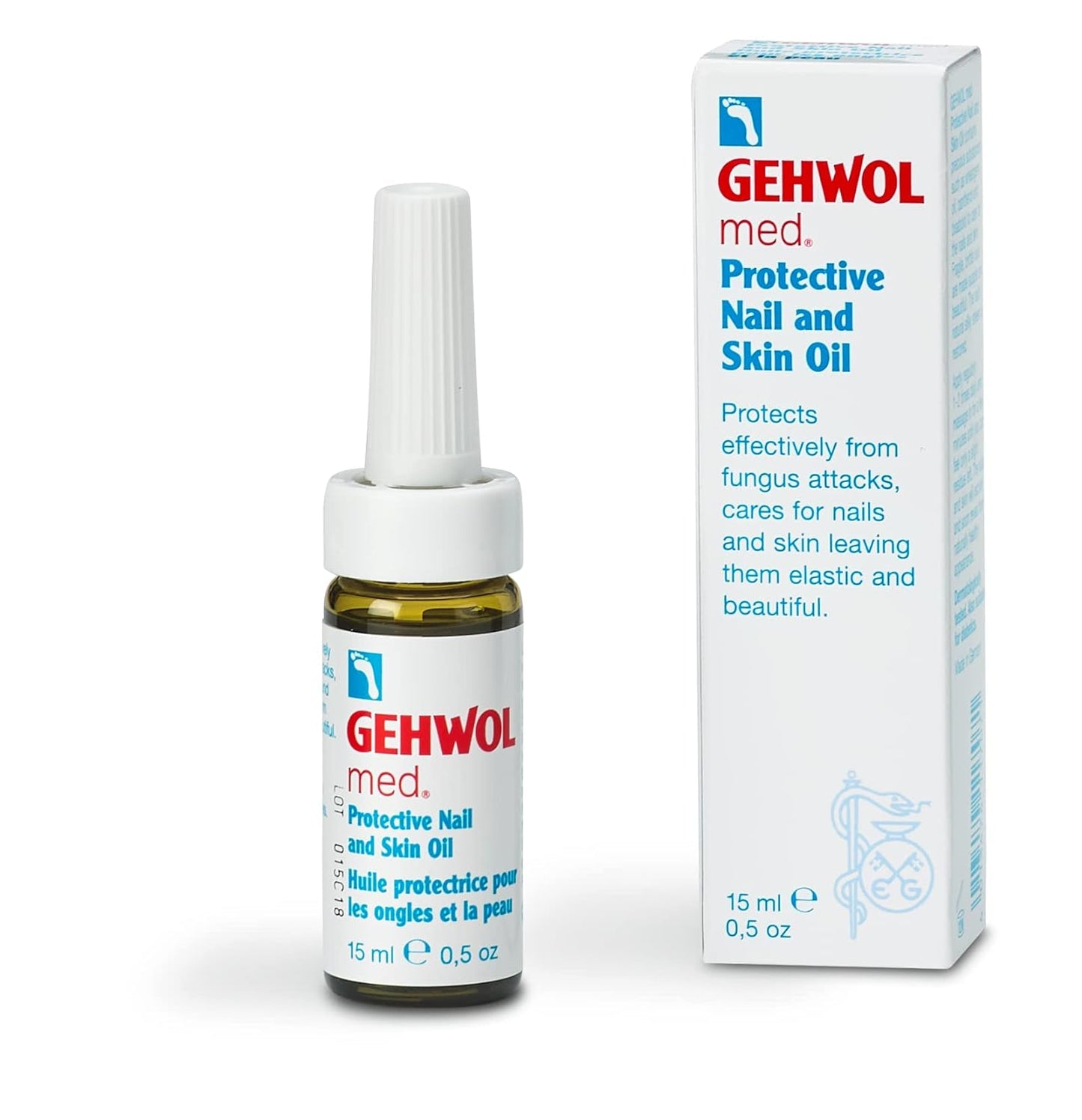 Gehwol Med Protective Nail & Skin Oil By Gehwol for Unisex - 0.5 Oz Oil, 0.5 Oz