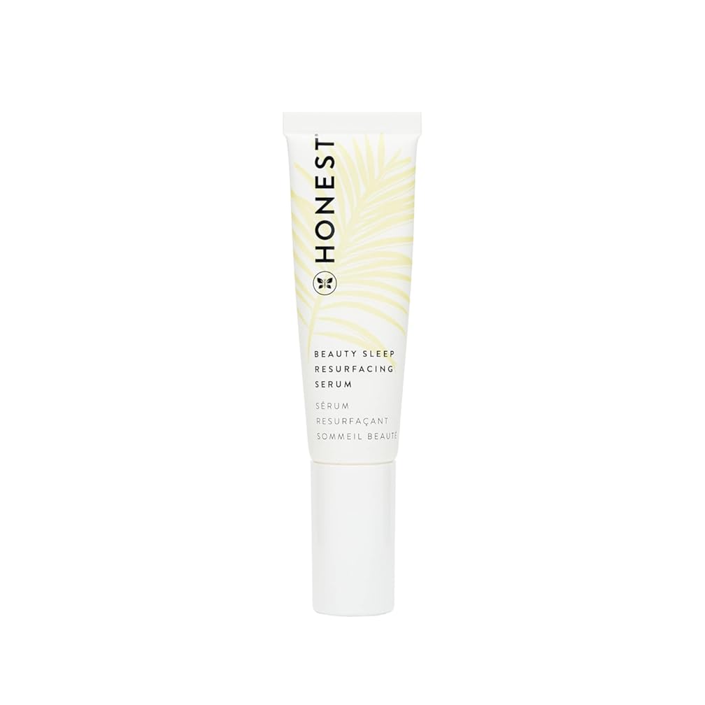 Honest Beauty Overnight Resurfacing Serum | Gently Exfoliates for Smooth Skin | 5 Types of AHA's + Hyaluronic Acid | EWG Verified + Cruelty Free | 1 fl oz