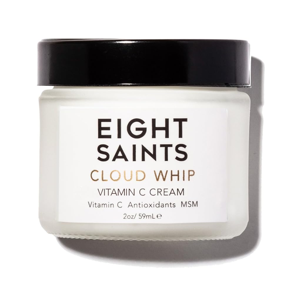 Eight Saints Cloud Whip Vitamin C Face Moisturizer Day Cream, Natural and Organic Face Cream For Women, Anti Aging Cream For Face To Reduce Fine Lines and Wrinkles, 2 Ounces