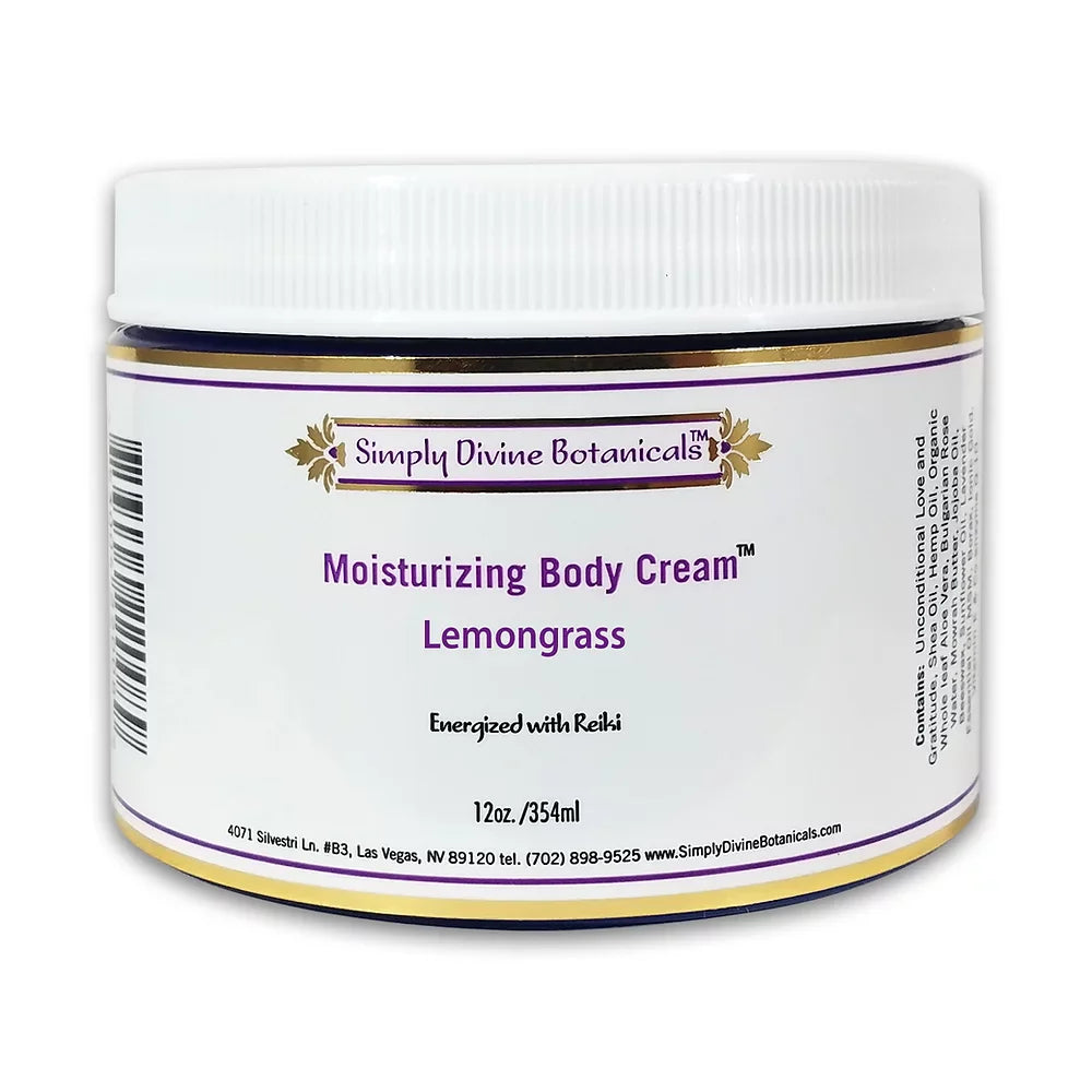 Simply DIvine Botanicals Moisturizing Body Cream Lemongrass
