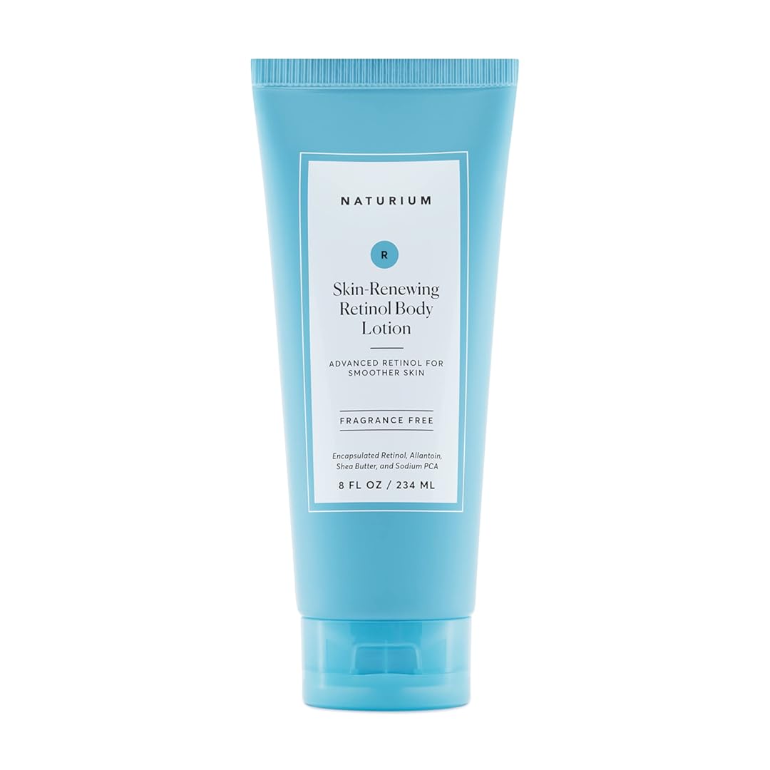 Naturium Skin-Renewing Retinol Body Lotion, Advanced Firming Anti-Aging Treatment, with Encapsulated Retinol & Shea Butter, 8 oz