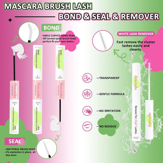 Lash Extension Kit 320pcs Lash Clusters DIY Eyelash Extension Kit with 9-16mm 30D 40D Individual Lashes D Curl Lash Bond & Seal and Remover Lash Applicator for Eyelash Extensions Beginners