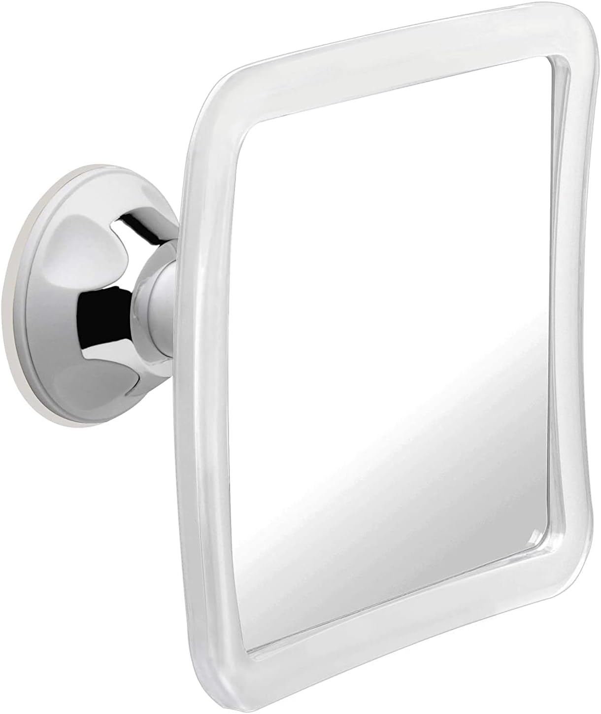 MIRRORVANA Fogless Shower Mirror for Shaving with Upgraded Suction, Anti Fog Shatterproof Surface and 360¡ Swivel - 6.3" x 6.3"
