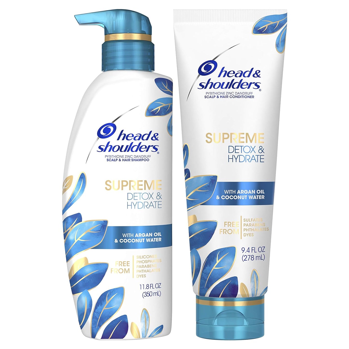 Head & Shoulders Supreme Shampoo and Conditioner Set 21.2 Fl Oz