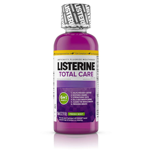 Listerine Total Care Zero, Fresh Mint, 3.2 Ounce