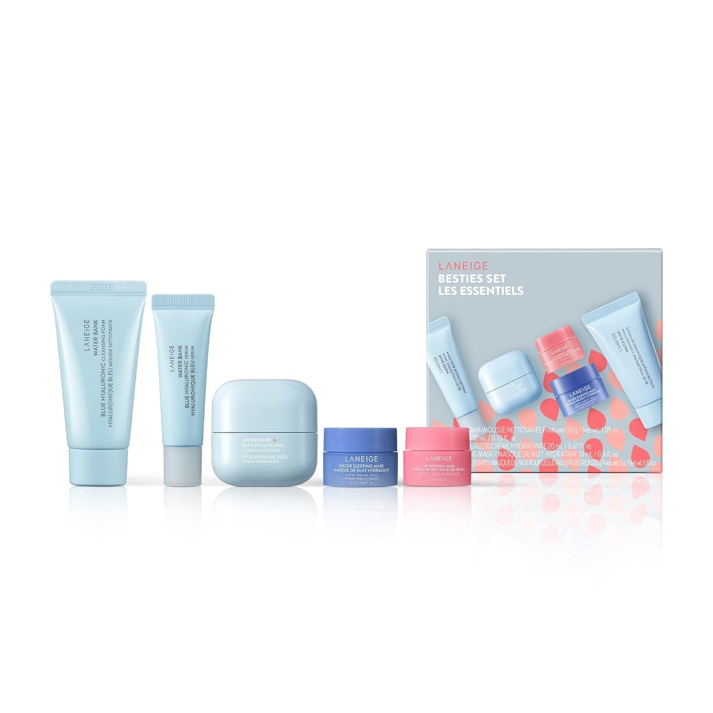 LANEIGE Besties Set: Hydrate & Nourish on-the-go (Packaging may vary)