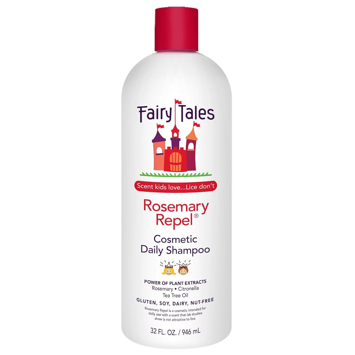 Fairy Tales Rosemary Repel Daily Kids ShampooÐ Kids Like the Smell, Lice Do Not, 32 fl oz. (Pack of 1)
