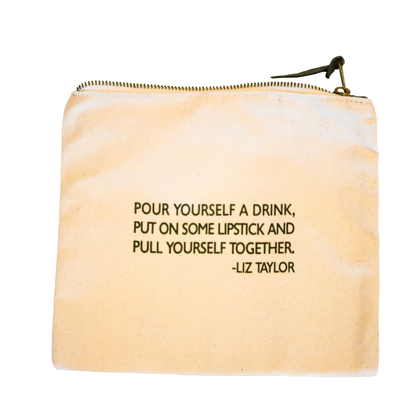 Canvas Makeup Bag - Liz Taylor