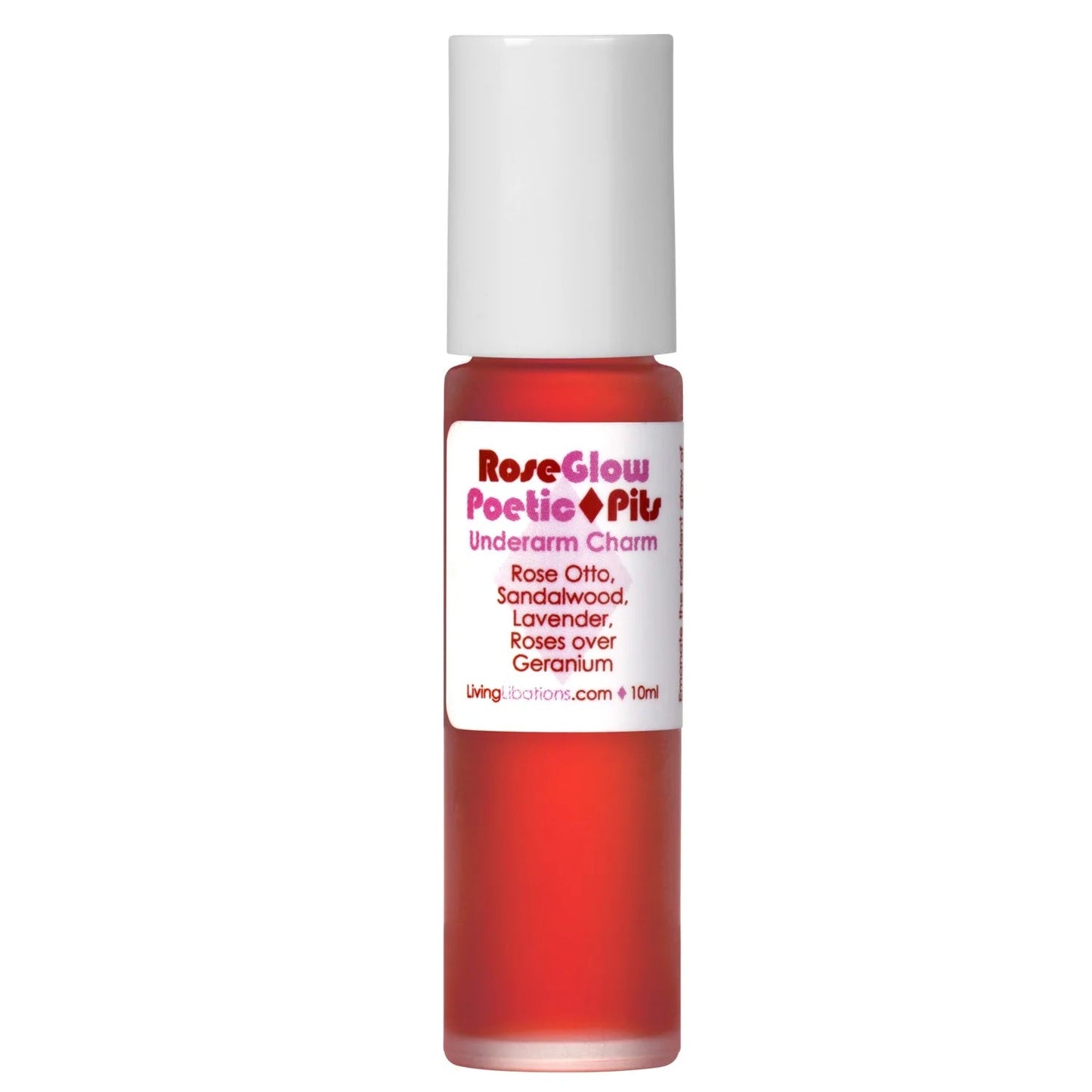 of Living Libations Rose Glow Poetic Pits 10ml