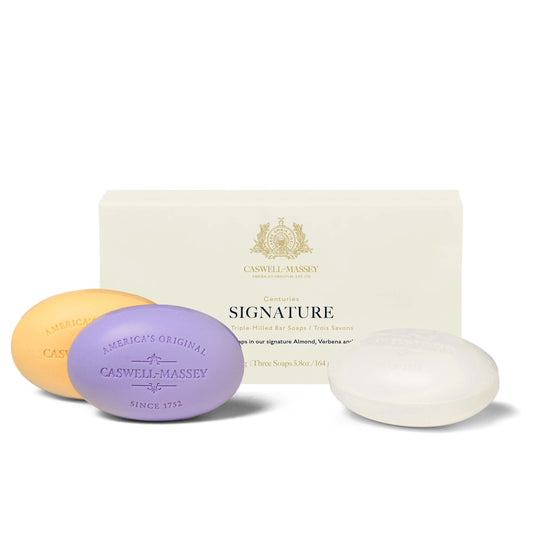Centuries Signature Soap Set Bar Soap Caswell-Massey® 3-Soap Set