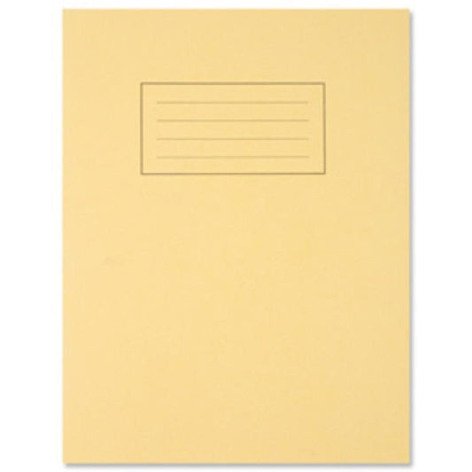 9"x7" Yellow Exercise Book - Lined with Margin