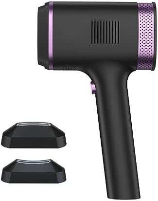 IPL Hair Removal Device Permanent Upgraded Unlimited Flashes with 2 Attachments At Home Use for Facial Armpit Bikini Line Whole Body