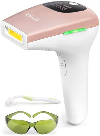 INNZA IPL Hair Removal for Women at-Home,Upgraded to 999,000 Flashes Painless Hair Remover,Facial Hair Removal Device for Armpits Legs Arms Bikini Line