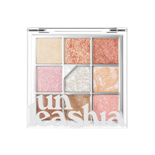 UNLEASHIA Glitterpedia Eye Shadow Palette|Point Makeup Vegan|Korean Cosmetics|Daily|matte|glitter|shimmer|pearl|daily|party|sparklingÉ (NO.1 All of Glitter)