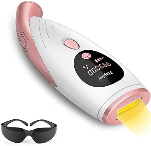 IPL Laser Hair Removal for Women and Men Without Pain at Home Use with FDA Certification Long-lasting Reduction in Hair Regrowth for Body Face Back Armpits Legs & Bikini Line