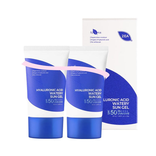 Hyaluronic Acid Watery Sun Gel 2 Pack SPF 50+ PA++++ UVA/UVB, 50ML/1.69 fl oz x 2ea