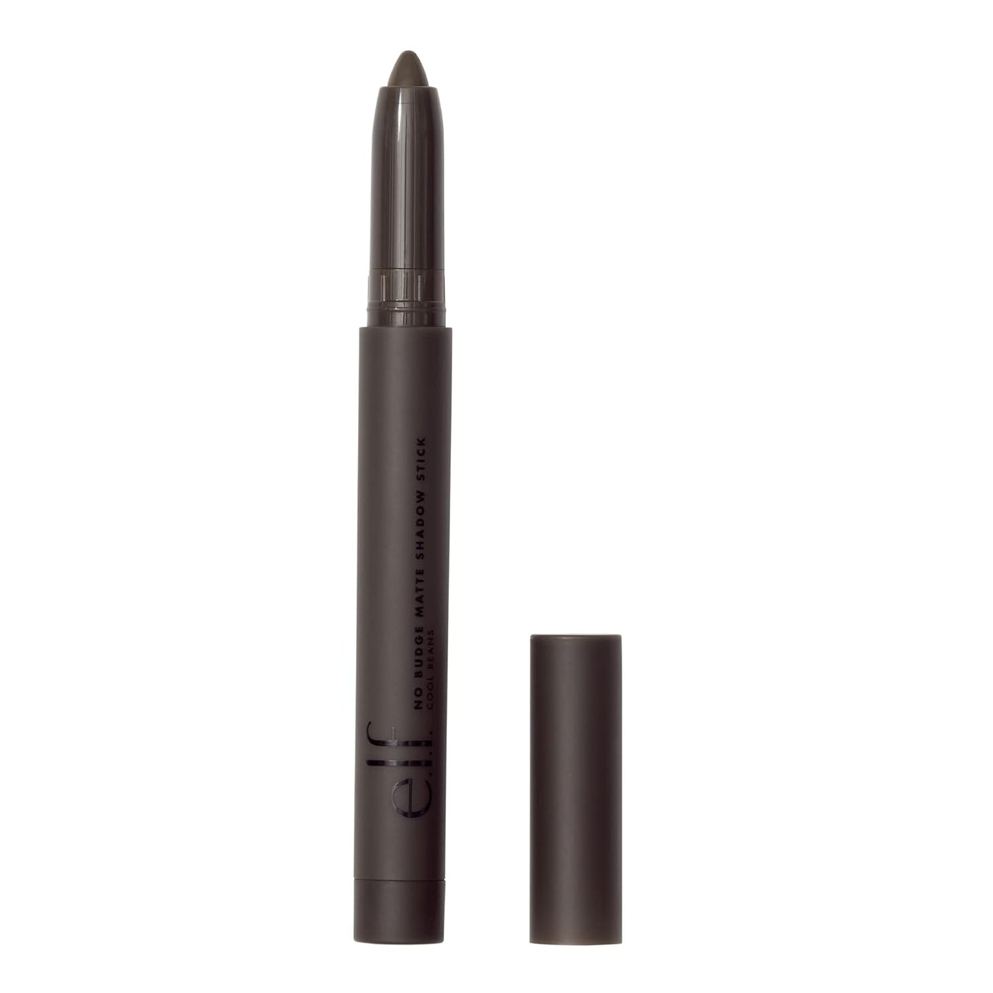 e.l.f. No Budge Matte Shadow Stick, One-Swipe Cream Eyeshadow Stick, Long-Wear &amp; Crease Resistant, Matte Finish, Cool Beans