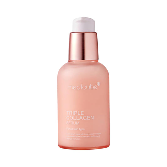 Medicube Triple Collagen Serum 1.85 fl.oz - Nourish dull skin with Triple Collagen Complex - A lightweight serum with Niacinamide and Hyaluronic Acid - Korean Skincare