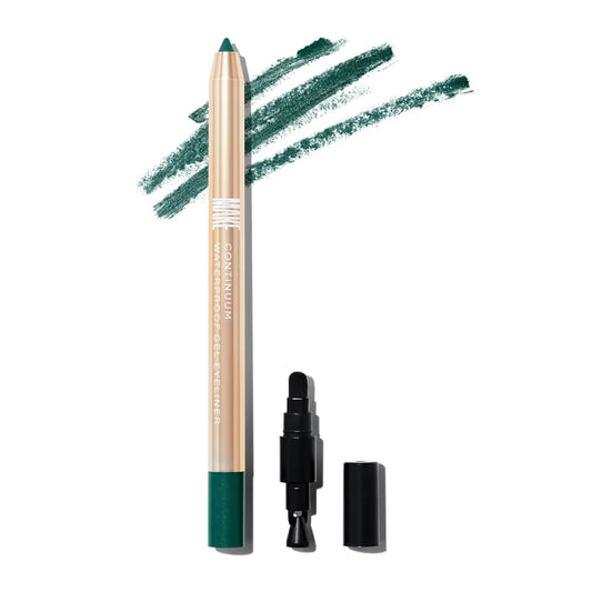 MAKE Continuum Waterproof Gel Eyeliner Ð Dark Green Eyeliner Pencil Ð Smudge-Proof Professional Makeup Ð Blue Green Eyeliner Pen, Emerald