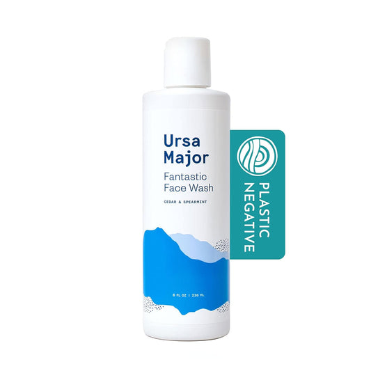 Ursa Major Fantastic Face Wash | Natural, Vegan & Cruelty Free | Daily Foaming Facial Cleanser for Men & Women | 8 ounces