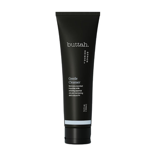 Buttah Skin by Dorion Renaud Facial Cleanser 3.4oz - Clarifying Face Wash - Oil & Dirt Extracting Wash - Daily Cleansing - Naturally Based - Face Wash for Melanin Rich Skin - Black