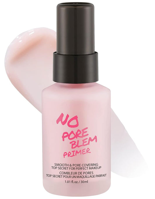 TOUCH IN SOL No Pore Blem Primer, 1.01 fl.oz(30ml) 1 Pack - Face Makeup Primer, Big Pores Perfect Cover, Skin Flawless and Glowing, Instantly Smoothes Lines, Long Lasting Makeup's Staying