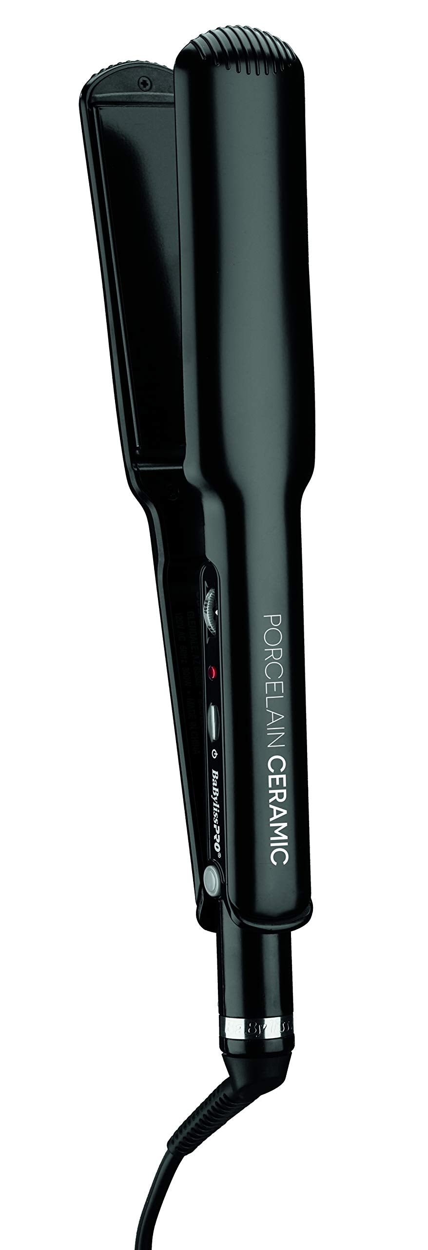 BaBylissPRO Porcelain Ceramic Flat Iron Hair Straightener, 1 1/2" Digital Hair Straightener Iron for Professional Salon Results and All Hair Types
