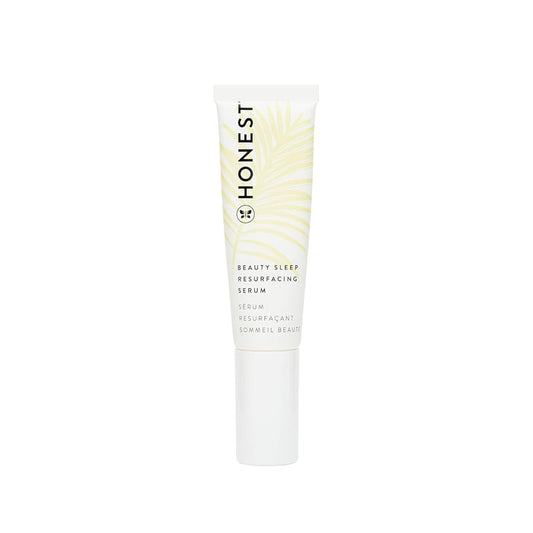 Honest Beauty Overnight Resurfacing Serum | Gently Exfoliates for Smooth Skin | 5 Types of AHA's + Hyaluronic Acid | EWG Verified + Cruelty Free | 1 fl oz