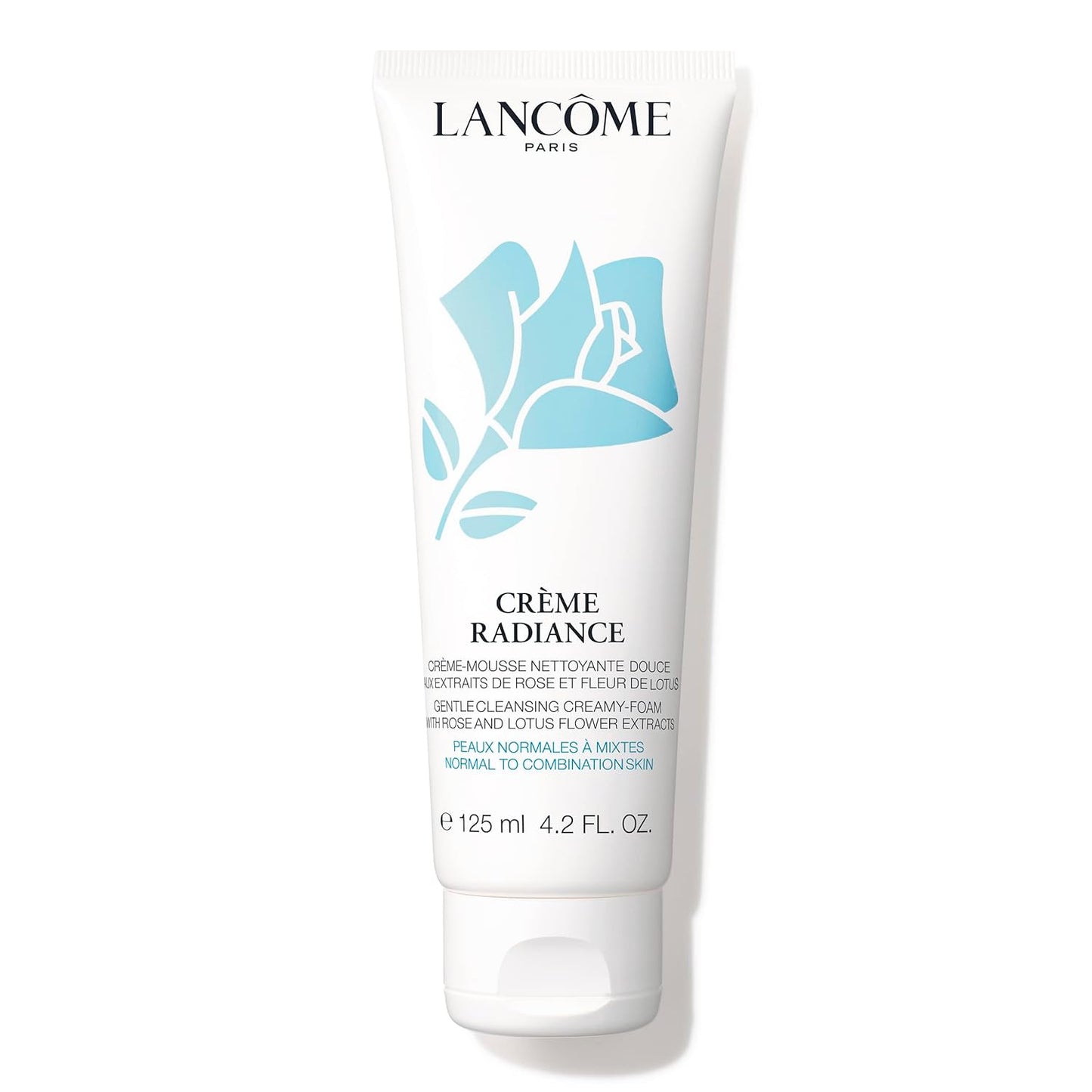 Lanc™me_ CrŽme Radiance Cream-to-Foam Face Cleanser - Gently Cleanses Skin & Removes Makeup - With Rose & Lotus Flower Extract - 4.2 Fl Oz
