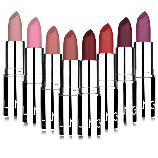 CREAMOON 8Pcs Matte lipstick, Long Lasting, Satin Finish Smudge Proof Lipstick, High Impact Lipstick Set, Waterproof Stay on Matte Mate Lipstick Set