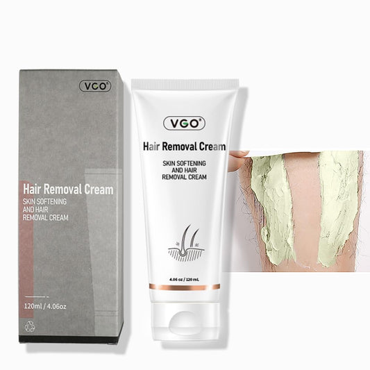 VGO Hair Removal Cream for Women & Men Painless Bikini Hair Removal Gel Hair Removal Lotion for Unwanted Hair, All Skin Types 120ml / 4.06oz