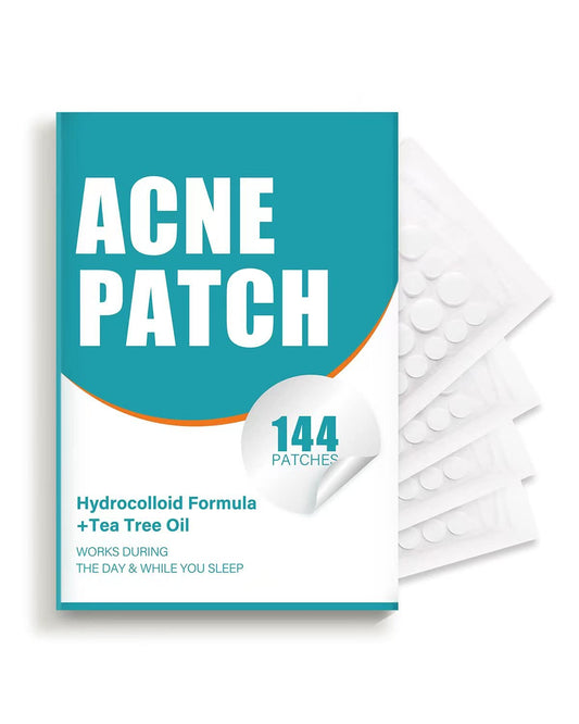 HeroLabs Hydrocolloid Acne Pimple Patch with Tea Tree Oil, Invisible Acne Spot Treatment, Zit Patch, Blemish Cover, Two Sizes, Vegan, Cruelty Free (144 Count (Pack of 1))