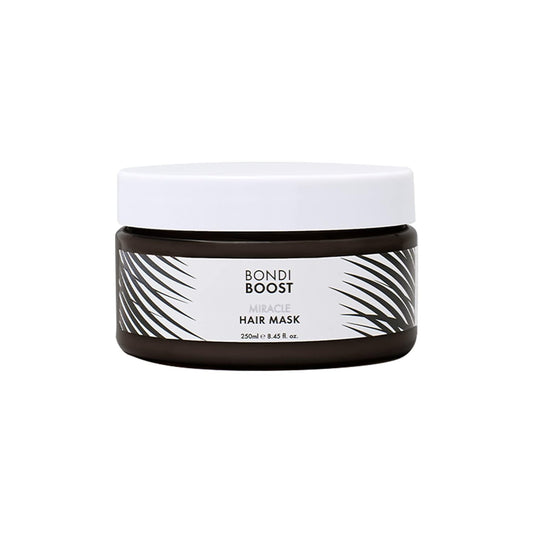 BondiBoost Miracle Mask 8.45 fl oz - Deep Conditioner Hair Mask for Thinning Hair Types - Promotes Thicker, Healthier, Fuller Hair - Repair Dry Damaged Hair - Vegan + Cruelty-Free - Australian Made