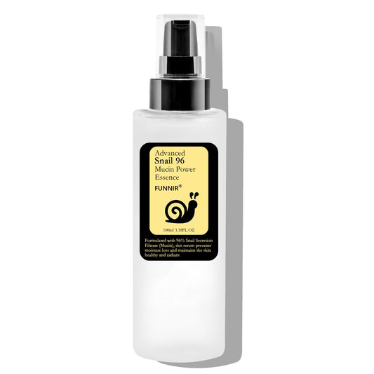 FUNNIR Snail Mucin 96% Essence 100ml, Hydrating Serum for Face with Snail Secretion Filtrate for Dull Skin, Skin care products