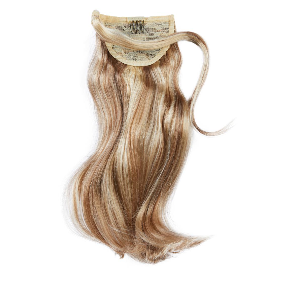 Locks & Mane Espresso 14" Human Hair Clip Ponytail