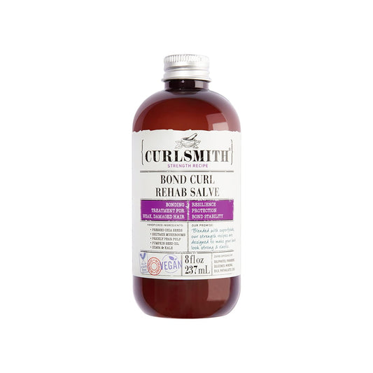 CURLSMITH - Bond Curl Rehab Salve, Bond Building Strength Treatment for Weak, Damaged Hair (8 fl oz)