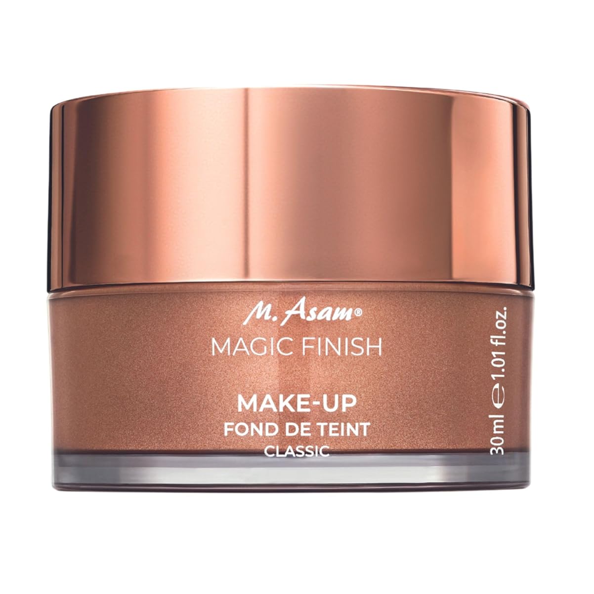 M. Asam Magic Finish Make-Up Mousse (1.01 Fl Oz) Ð 4in1 Primer, Foundation, Concealer & Powder With Buildable Coverage, Hides Redness And Dark Spots, Vegan, For Light To Medium Skin Tones
