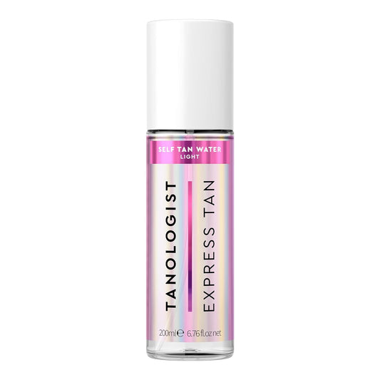 Tanologist Express Self Tan Water, Light - Hydrating Sunless Tanning Water, Vegan and Cruelty Free, 6.76 Fl Oz