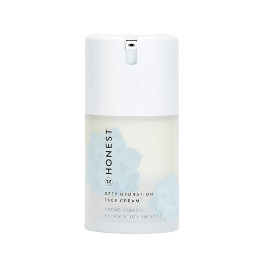 Honest Beauty Deep Hydration Face Cream with Baobab Seed Oil & Shea Butter | Hypoallergenic + Dermatologist Tested Non-comedogenic & Cruelty free|1.69 fl. oz.