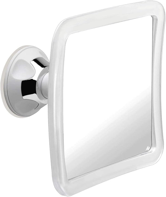 MIRRORVANA Fogless Shower Mirror for Shaving with Upgraded Suction, Anti Fog Shatterproof Surface and 360¡ Swivel - 6.3" x 6.3"