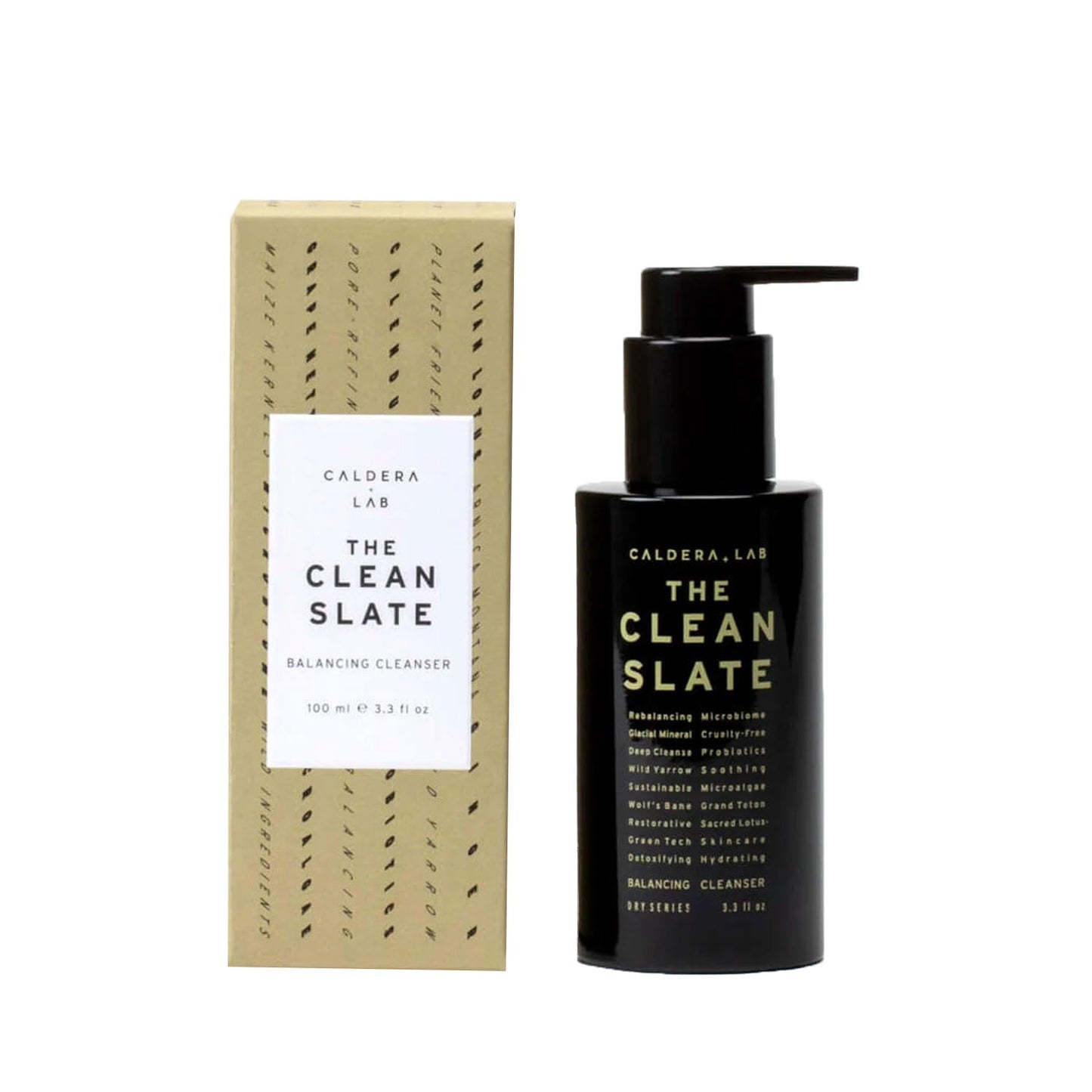 Caldera + Lab The Clean Slate | Men's Organic Foaming Facial Cleanser for Dry, Sensitive, & Normal Skin Ð Vegan, Natural & Antioxidant Packed Exfoliating Face Wash