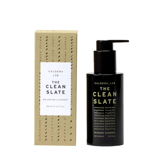 Caldera + Lab The Clean Slate | Men's Organic Foaming Facial Cleanser for Dry, Sensitive, & Normal Skin Ð Vegan, Natural & Antioxidant Packed Exfoliating Face Wash