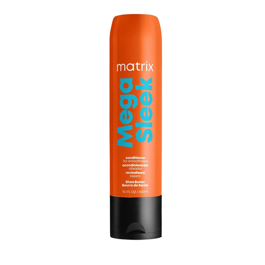 Matrix Mega Sleek Conditioner | Anti-Frizz & Smoothing | With Shea Butter | For Frizz-Prone Hair | For Dry, Damaged Hair | Salon Conditioner | Packaging May Vary | Vegan