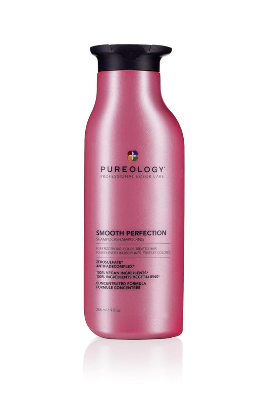Pureology Smooth Perfection Shampoo | For Frizzy, Color-Treated Hair | Smooths Hair & Controls Frizz | Sulfate-Free | Vegan