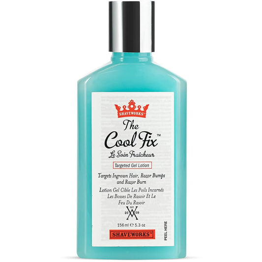 Shaveworks The Cool Fix Aftershave for Women: Pubic Hair Removal, Razor Bumps, Razor Burns, Ingrown Hair Treatment Ð After Shaving Post Waxing Bikini Area Moisturizing Skin Care Gel 5.3 Fl Oz