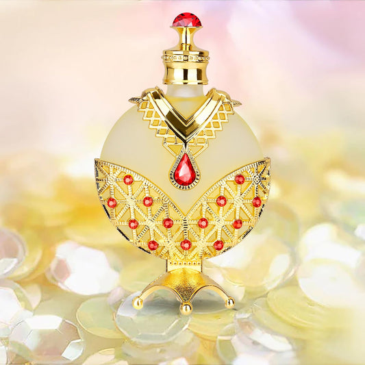Huibao Gold Arabian Concentrated Perfume Oil, Arabic Perfume for Women, Arabian Perfume Oil- Long Lasting A Seductive Perfume Oil (12ml)