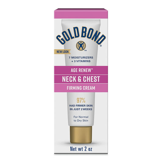 Gold Bond Age Renew Neck & Chest Firming Cream, 2 oz., Clinically Tested Skin Firming Cream