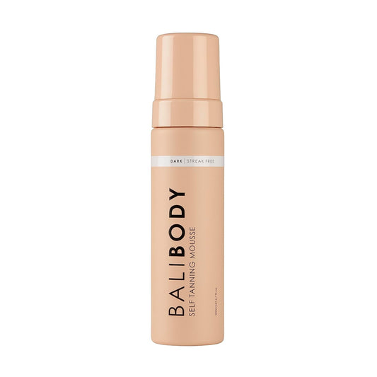 Bali Body Self-Tanning Mousse | Natural Looking Perfect Bronzed Shade | Streak-Free Green Based Tinted Self-Tanner | Fake Tan For All Skin Types Ð Dark/Ultra Dark, 200ml/6.7 fl oz